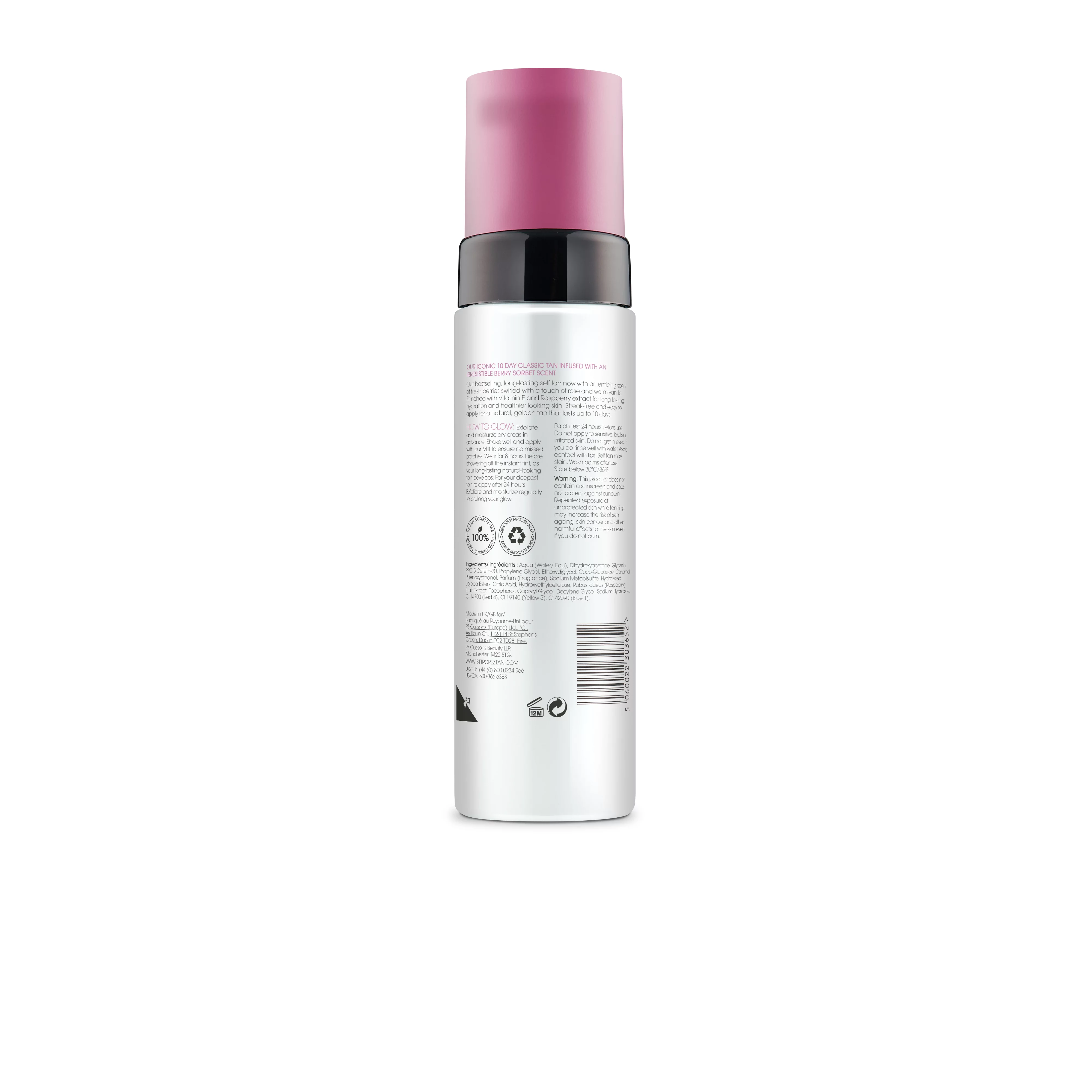 St.Tropez Tan Berry Sorbet Mousse 200ml - Image 2